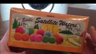 'Satellite Wafers Flying Saucers Candy Old Fashioned (Episode 2452) Amazon Prime Unboxing'