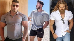 'Most Trendy Muscle Outfits Ideas | Muscular Bodybuilder Outfits For Men | @ZH Fashion'