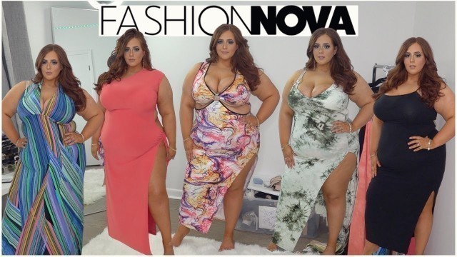 'GORGEOUS Plus Size Maxi Dresses | Fashion Nova Try on + Haul (June 2021) | OLIVIASWORLD95'