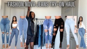 'FASHION NOVA JEANS TRY-ON HAUL | TALL GIRL FREINDLY | BeautifulBarbie'