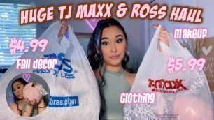 'ROSS + TJ MAXX HAUL 2021 | affordable must haves!! (Makeup, clothing, & decor)'