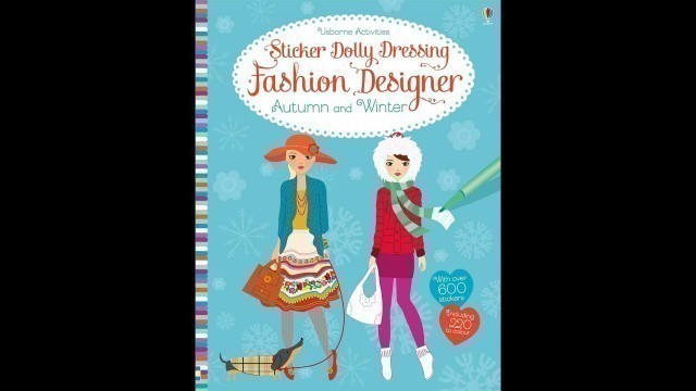 'Sticker dolly dressing fashion designer Fashion Designer Autumn and Winter collection - Usborne'