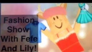 'Christmas Fashion Show with Fefe and Lily!!!!!'