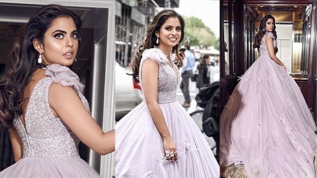 'Isha Ambani Extraordinary Look Met Gala 2019 | Mukesh Ambani Daughter Isha Ambani'