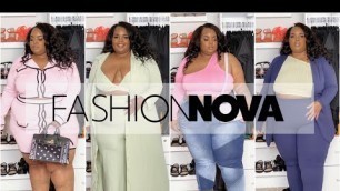 '2PC Sets | Fave Pantsuit | Denim & More | Fashion Nova Curve (3X, 22) Try-On Haul | Plus Size'