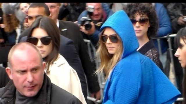 'Cara Delevingne & girlfriend St Vincent & Kendall Jenner @ Paris Fashion Week 6 october 2015'