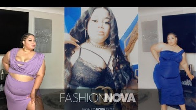 'Fashion Nova Curve Try on haul 2022 Plus size edition! My very first one :-)'