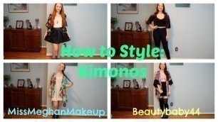 'How to Style: Kimonos feat. Lindsey | MEGHAN HUGHES'