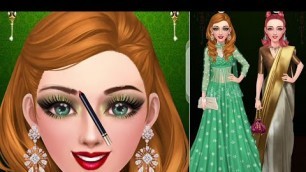 'Indian  fashion show makeup and dress up games 1 |  barbie game | Play on Barbie games'