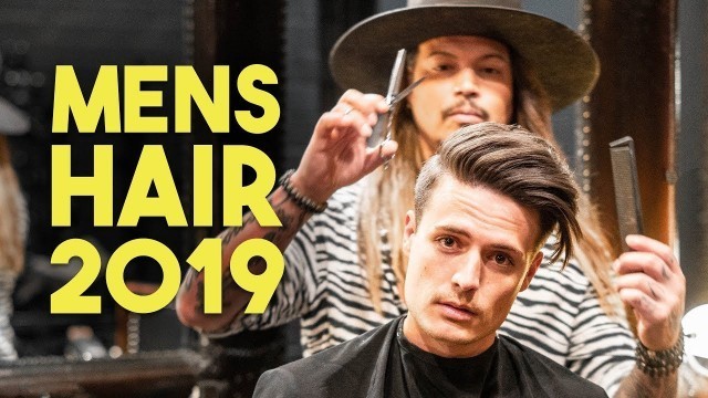 'Mens Hair | Modern Side Swept Haircut & Style Tutorial 2019'