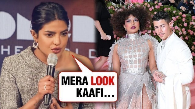 'Priyanka Chopra Finally REACTS On Her Met Gala 2019 OUTFIT'