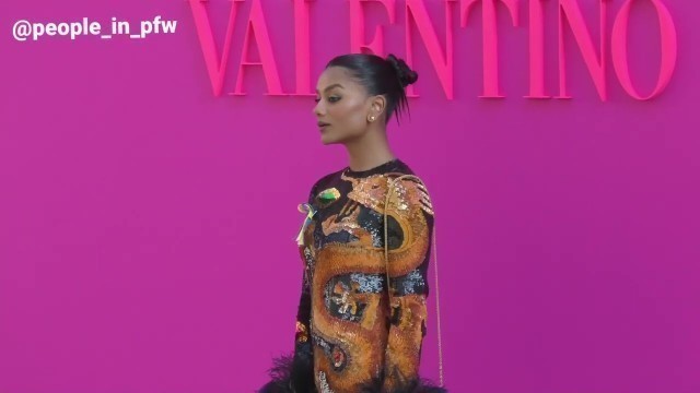 'Simone Ashley [Sex Education] - Valentino Fall Winter 22/23 fashion show in Paris - 06.03.2022'