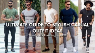 'Most Attractive Casual outfit for Men | Casual Lookbook | Men\'s Fashion | Stylish Casual outfits'