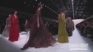 'Valentino Fall 2014 Paris Fashion Week Interviews & runway | Videofashion'