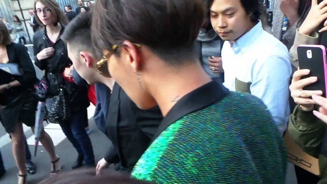 '【G-DRAGON ♕】(DEPARTURE) Attending SAINT LAURENT † YSL † SHOW IN PARIS Filmed by MinVIPELF ® GD 2014'