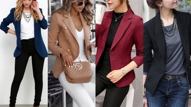 'Awesome Blazers for Women’s||Blazer Designs 2020||Chic Fashion||CF'