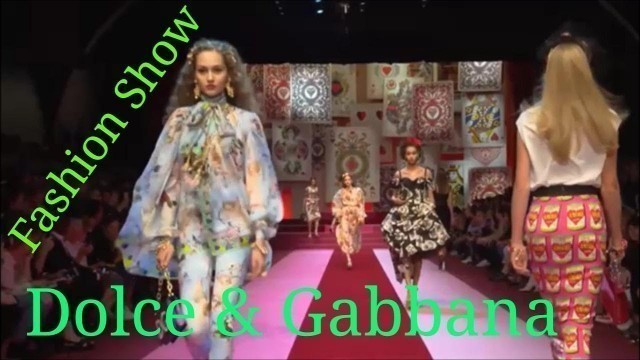 'Dolce & Gabanna Milan Runway Luxury Fashion Show'