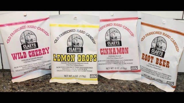 'Claeys Old Fashioned Hard Candies: Wild Cherry, Lemon Drops, Cinnamon & Root Beer Review'