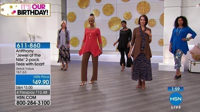 'HSN | Antthony Design Original Fashions Celebration 07.08.2018 - 09 AM'