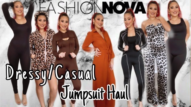 'Fashion Nova Dressy/Casual Jumpsuit Haul! | Small-Midsize | Jenavie Christine'