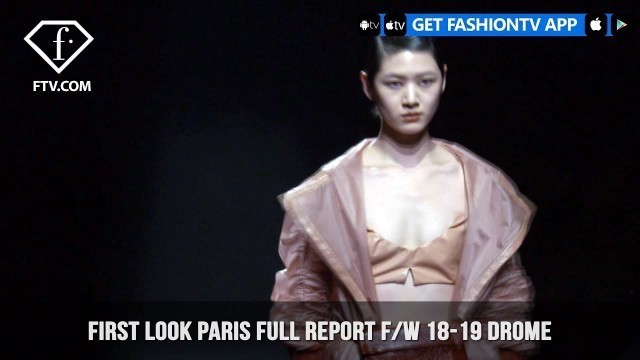 'Drome Vulnerable Woman Paris Fashion Week Fall/Winter 2018-19 Full Report | FashionTV | FTV'