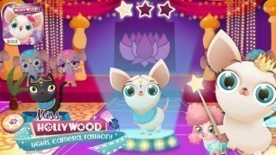 'Miss Hollywood is performing on stage - Let\'s play: Miss Hollywood: Lights, Fashion Fun Kids Game'