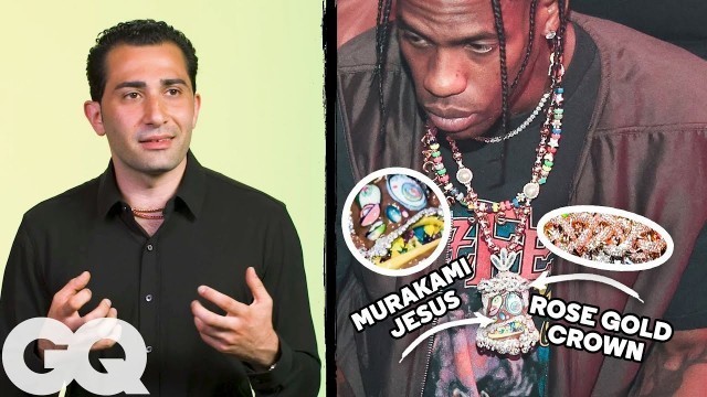 'Jewelry Expert Critiques Travis Scott\'s Jewelry Collection | Fine Points | GQ'