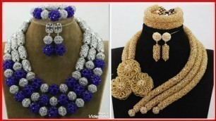 '30 Best Handmade African Bead Necklaces Designs | African Beaded Necklace Jewelry For Women'