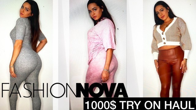 'HUGE FASHIONNOVA TRY ON HAUL - NOT SPONSORED, FALL COLLECTION'