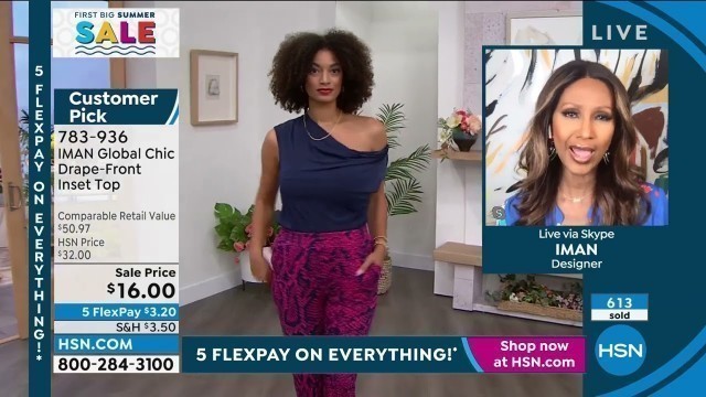 'HSN | IMAN Global Chic Fashions 05.30.2022 - 07 PM'