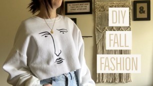 'DIY FALL FASHION | CLOTHING HACKS 2018'