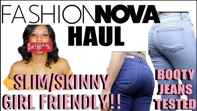 'HUGE FASHION NOVA TRY ON HAUL!! (SLIM/SKINNY GIRL FRIENDLY)'