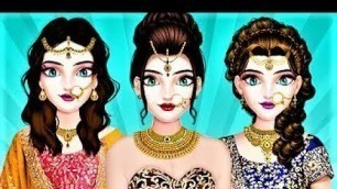 'Indian Girl Bridal Makeup Game | Indian Wedding Fashion, Dress up and Makeup Salon Android Gameplay'