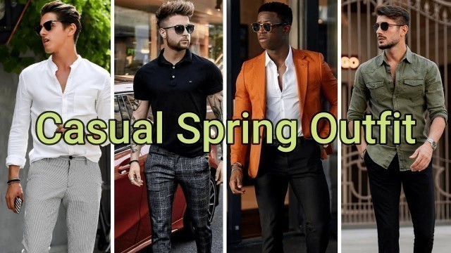 'latest 15 Casual Spring Outfit Ideas for Men 2022 | Spring Outfits 2022 |  Men fashion 2022'