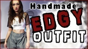 'Edgy Outfit Ideas – Showcasing My Hand-Made Fashion'