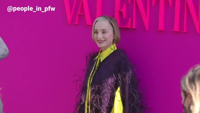 'Kristin Scott Thomas -  Valentino Fall Winter 22/23 fashion show in Paris - 06.03.2022'