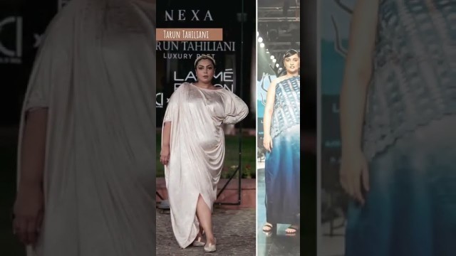 'This year\'s FDCI X Lakmé Fashion Week edition saw plus size models walking the ramp'