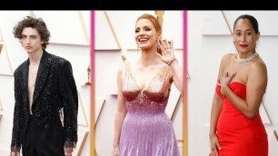 'Oscars Fashion 2022: Jessica Chastain, Tracee Ellis Ross, Timothée Chalamet and More!'