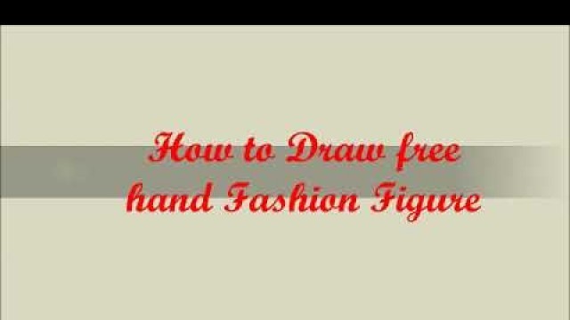 'CD 205,Drawing  freehand Fashion figure by Laxmi Sharma Lect Gwpc Sanganer'