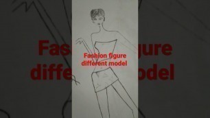 'fashion figure different model #youtubrshots#youtube#chanduakshadesigns'