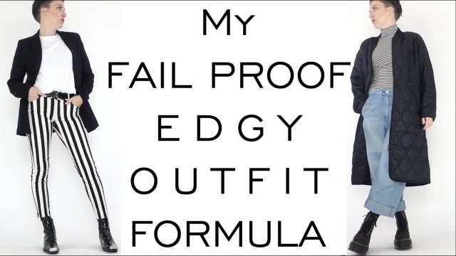 'My FORMULA for EDGY OUTFIT UNIFORM - FAIL PROOF / Minimalist Wardrobe / Chic Style / Emily Wheatley'