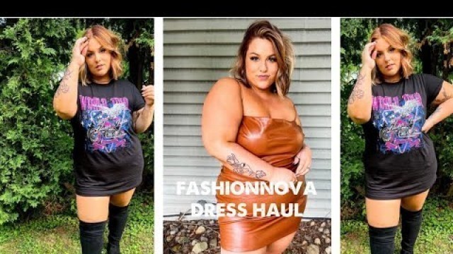 'FASHIONNOVA CURVE DRESS HAUL| Vacation Dresses & Casual Dresses| Plus Size|'