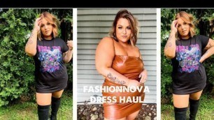 'FASHIONNOVA CURVE DRESS HAUL| Vacation Dresses & Casual Dresses| Plus Size|'