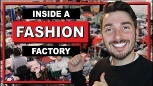 'Inside a real fashion factory: Behind The Scenes of Clothing Manufacturers | Fashion Design'