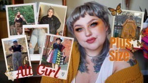 'Plus Size Try-on Fall Edgy Alternative Clothing Haul | Size 16/18| Shein, Walmart, and more ♥'