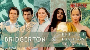 'Bridgerton - Behind the Scenes of the British Fashion Council Photo Shoot | Netflix'