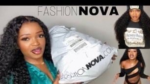 'HUGE FASHIONNOVA TRY ON HAUL | What you need to know about ordering | sizing & shipping 