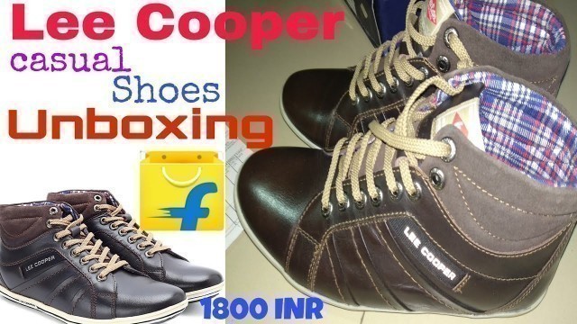 'Lee cooper Mens casual shoes from flipcart in just 1800/- hindi 2019'