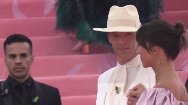 'Ben Cumberbatch and Sophie Hunter at Met Gala 2019'