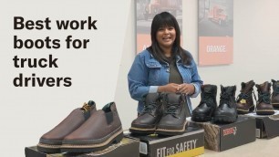 'Best work boots for truck drivers'